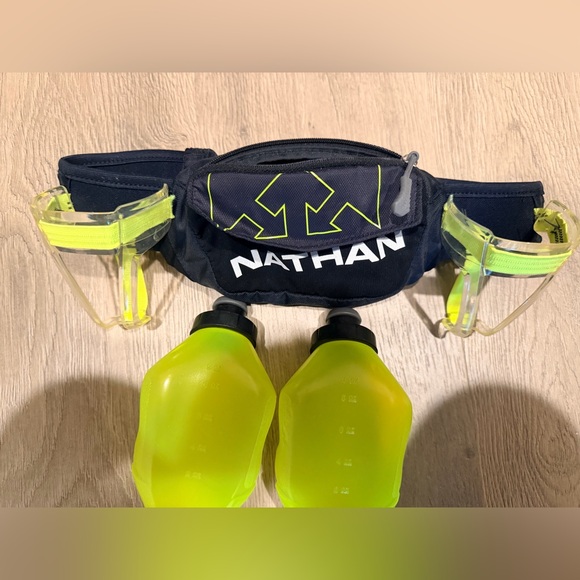 Nathan Black and Yellow Hydration Belt main image 6